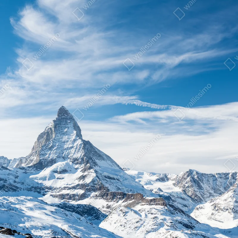 Laptop-Aufkleber majestätischer alpiner gipfel in den Alpen Laptop-Aufkleber majestätischer alpiner gipfel in den Alpen