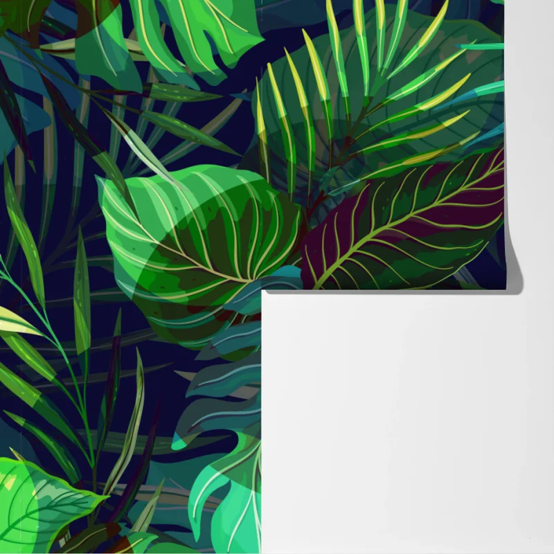 Fototapete tropisches grünes blattmuster Fototapete tropisches grünes blattmuster