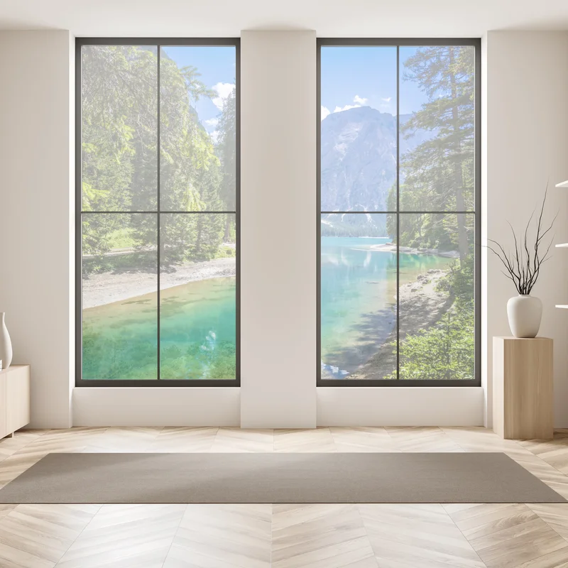 Fensteraufkleber Pragser Wildsee türkisblauer bergsee Fensteraufkleber Pragser Wildsee türkisblauer bergsee