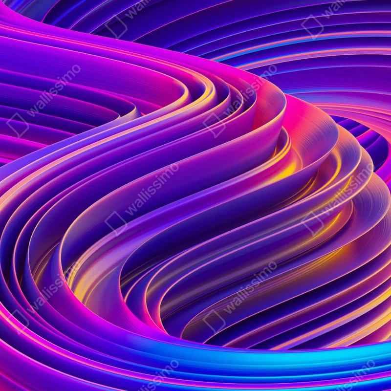 Naklejka na laptopa intensywny fioletowy 3d wir wstęg Naklejka na laptopa intensywny fioletowy 3d wir wstęg