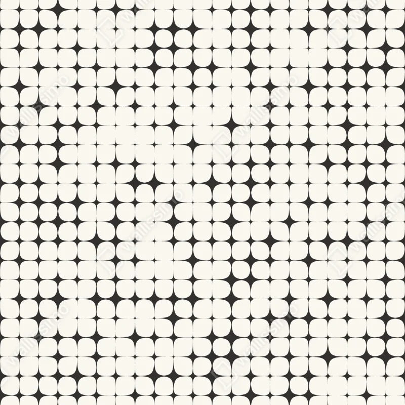 Naklejka na laptopa monochromatyczny geometryczny wzór z kropkami Naklejka na laptopa monochromatyczny geometryczny wzór z kropkami