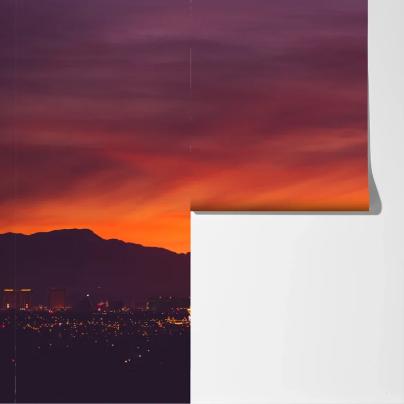 Fototapete Las Vegas sonnenuntergang skyline panorama Fototapete Las Vegas sonnenuntergang skyline panorama