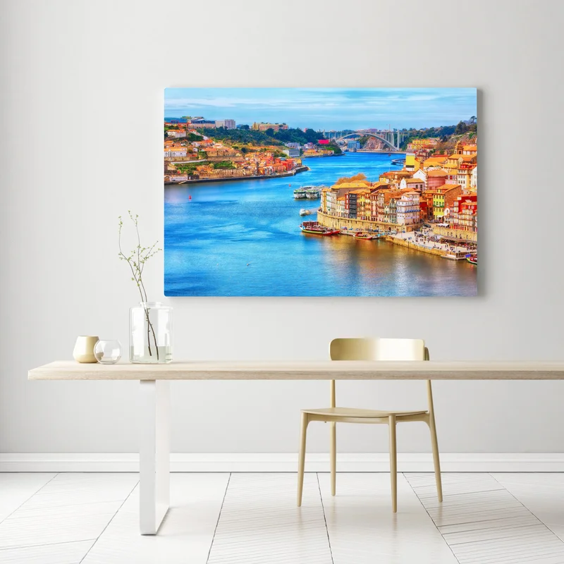 Leinwandbild Porto uferpanorama Leinwandbild Porto uferpanorama