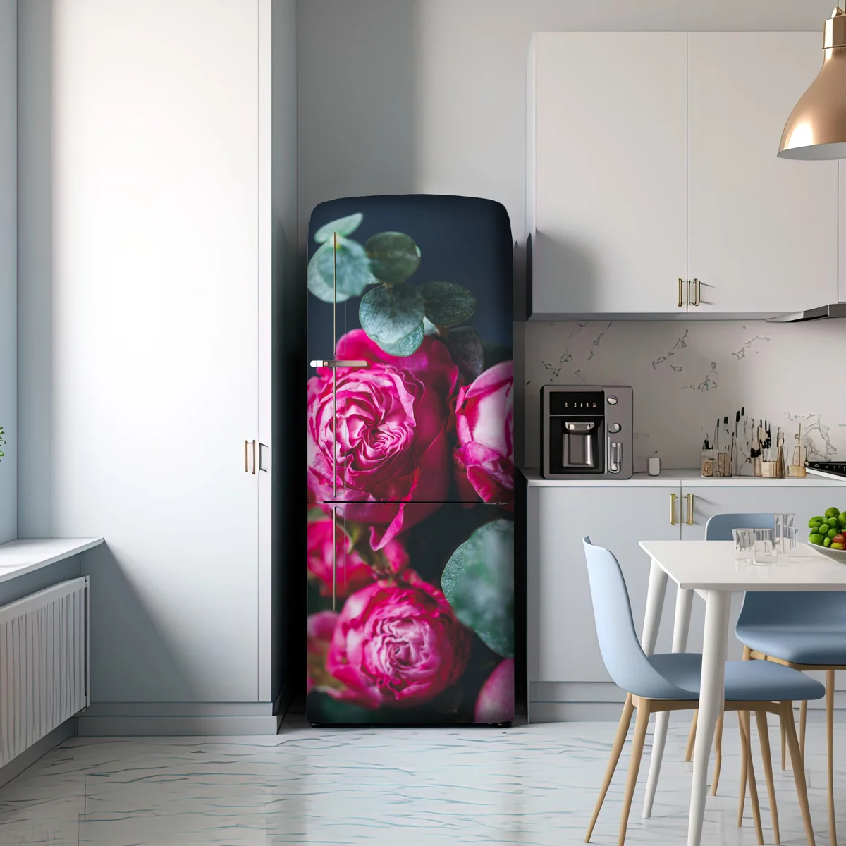 Kühlschrankaufkleber rosenbouquet makroaufnahme Kühlschrankaufkleber rosenbouquet makroaufnahme