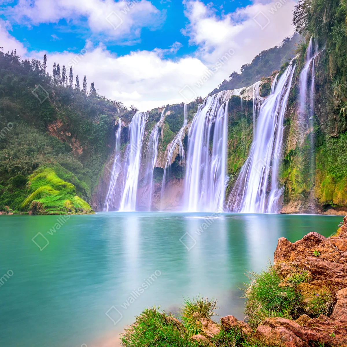 Leinwandbild wasserfall Jiulong in Luoping Leinwandbild wasserfall Jiulong in Luoping