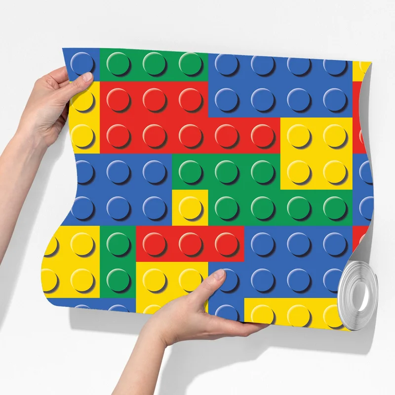 Fototapeta kolorowy wzór klocków konstrukcyjnych Fototapeta kolorowy wzór klocków konstrukcyjnych