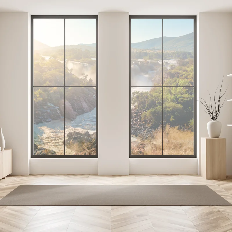 Fensteraufkleber sonnenaufgang über Epupa-wasserfälle Fensteraufkleber sonnenaufgang über Epupa-wasserfälle