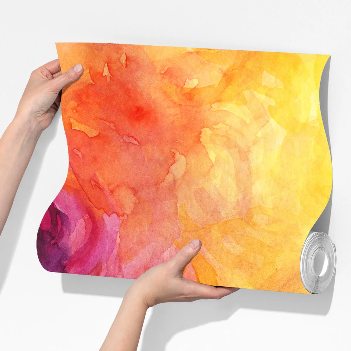 Fototapeta promienny akwarelowy portret kobiety Fototapeta promienny akwarelowy portret kobiety