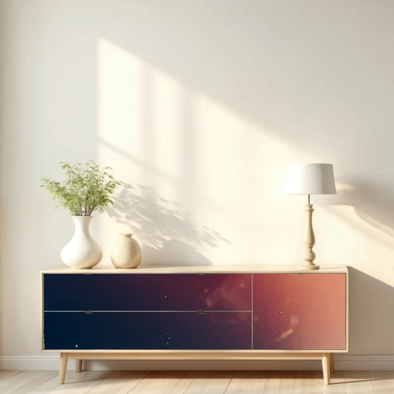 Repositionierbarer Aufkleber schwebende ölblasen auf tiefem verlauf Repositionierbarer Aufkleber schwebende ölblasen auf tiefem verlauf