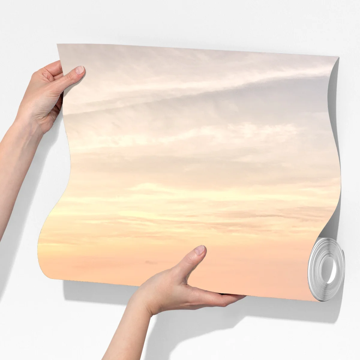 Fototapete goldener bergweg bei sonnenuntergang Fototapete goldener bergweg bei sonnenuntergang