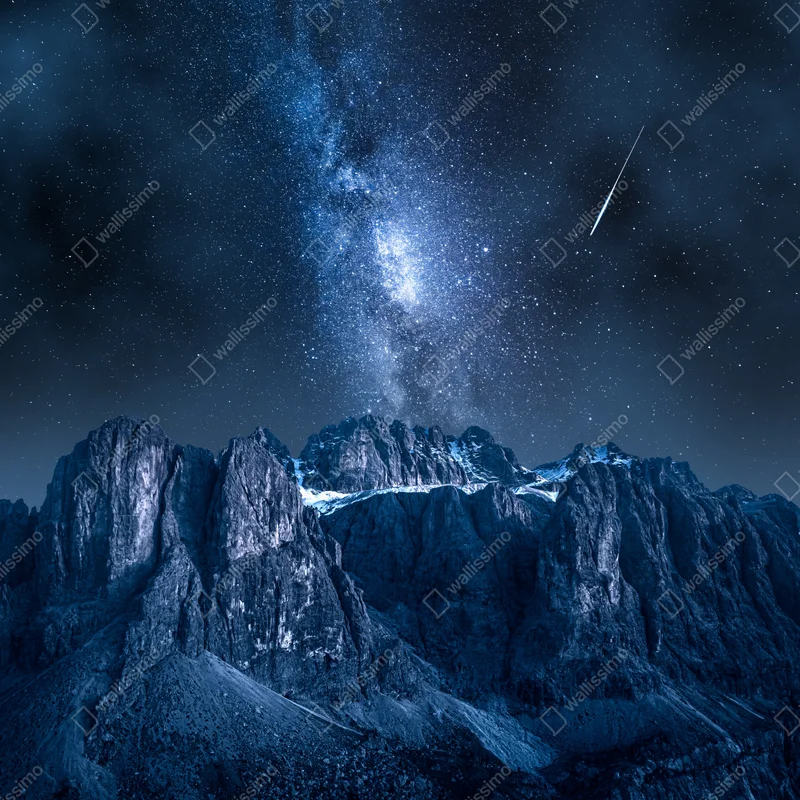 Poster milchstraße über Passo Gardena, Dolomiten • Poster bei Wallnifity® Poster milchstraße über Passo Gardena, Dolomiten • Poster bei Wallnifity®