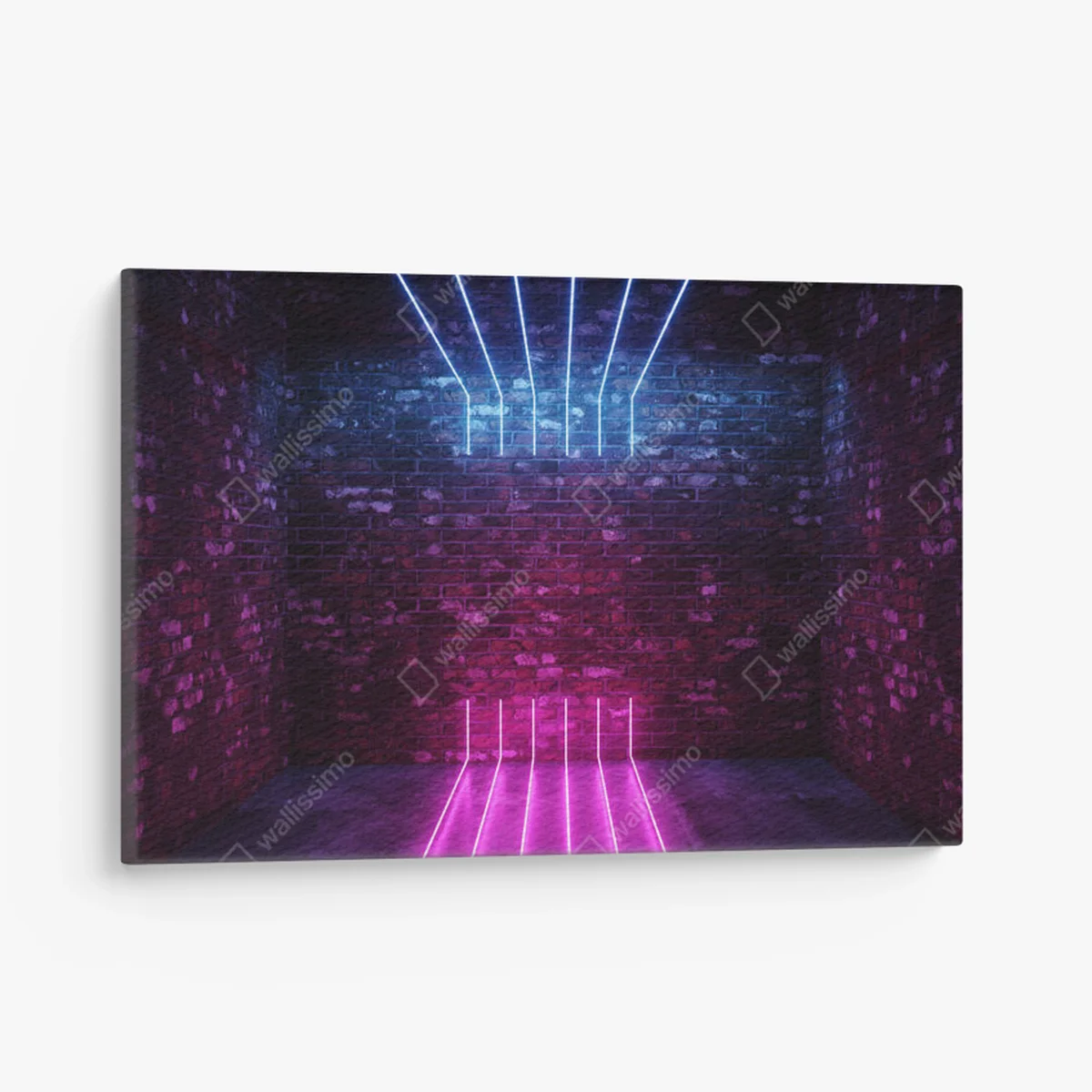 Leinwandbild dunkel sci fi modern futuristisch leer Grunge Backstein Wand Zimmer lila blau rosa glühende Lichter Betonboden Neon vertikale Linie Licht Formen leeren Raum 3d Rendering Illustration • Leinwandbilder bei Wallnifity® Leinwandbild dunkel sci fi modern futuristisch leer Grunge Backstein Wand Zimmer lila blau rosa glühende Lichter Betonboden Neon vertikale Linie Licht Formen leeren Raum 3d Rendering Illustration • Leinwandbilder bei Wallnifity®