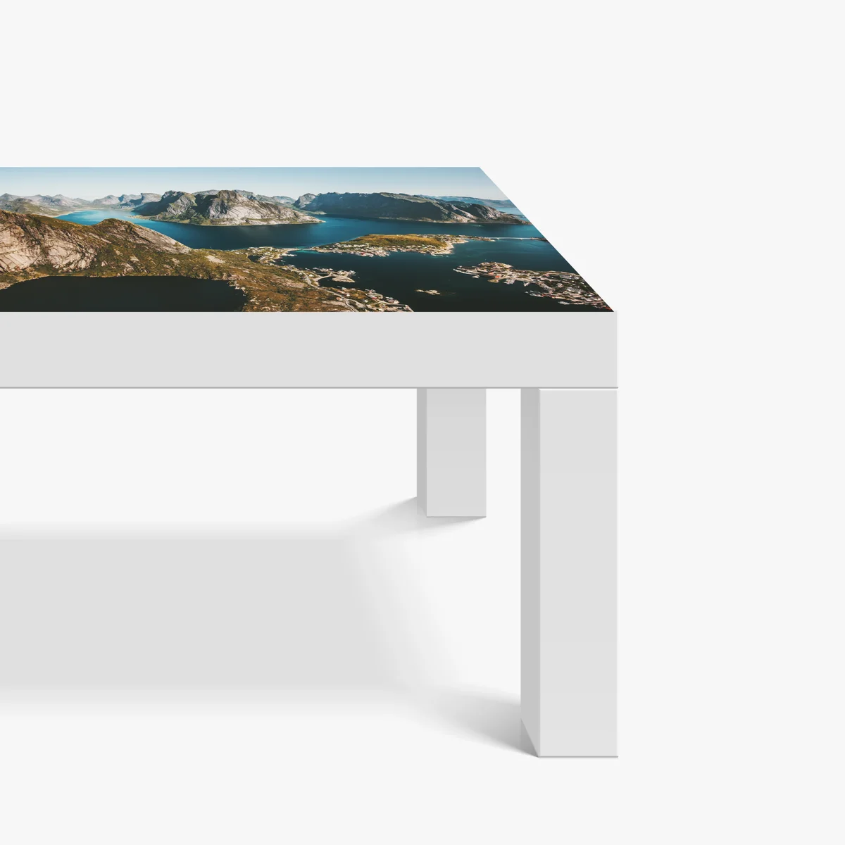 Tischaufkleber und Schreibtischaufkleber majestätische fjordlandschaft Tischaufkleber und Schreibtischaufkleber majestätische fjordlandschaft