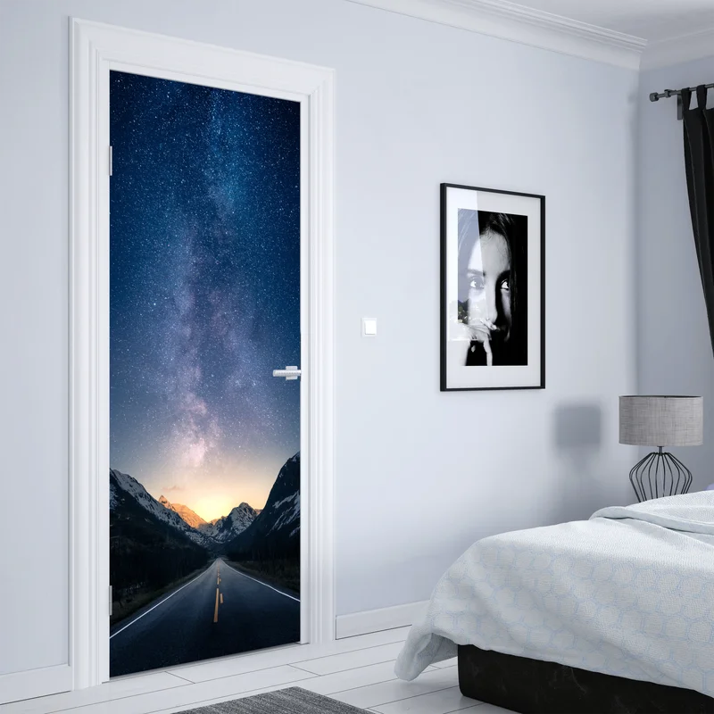 Türaufkleber weg zur milchstraße