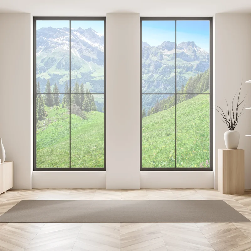 Fensteraufkleber alpine panorama über Engelberg, Schweiz