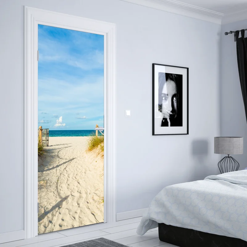 Türaufkleber weg zum strand in Miami