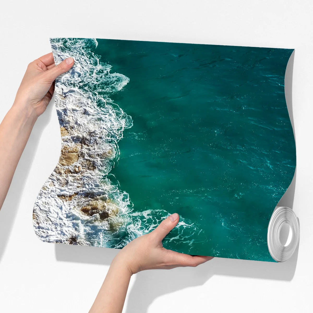 Fototapeta turkusowe fale na plaży Kelingking Fototapeta turkusowe fale na plaży Kelingking