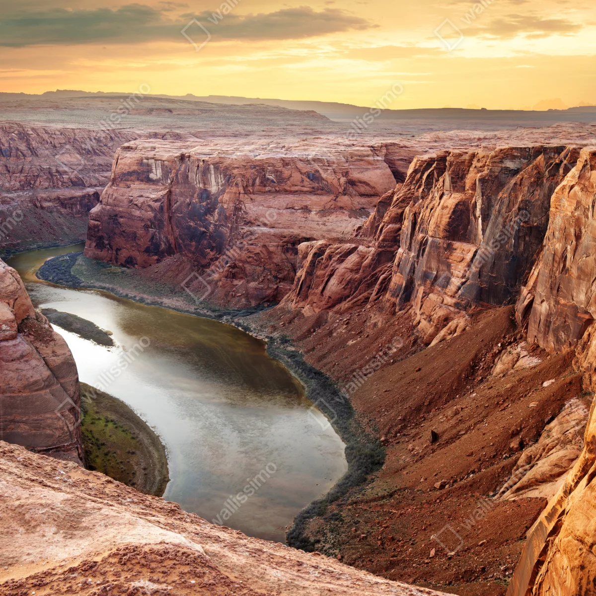 Naklejka na okno słoneczny kanion w Horseshoe Bend, rzeka Kolorado Naklejka na okno słoneczny kanion w Horseshoe Bend, rzeka Kolorado