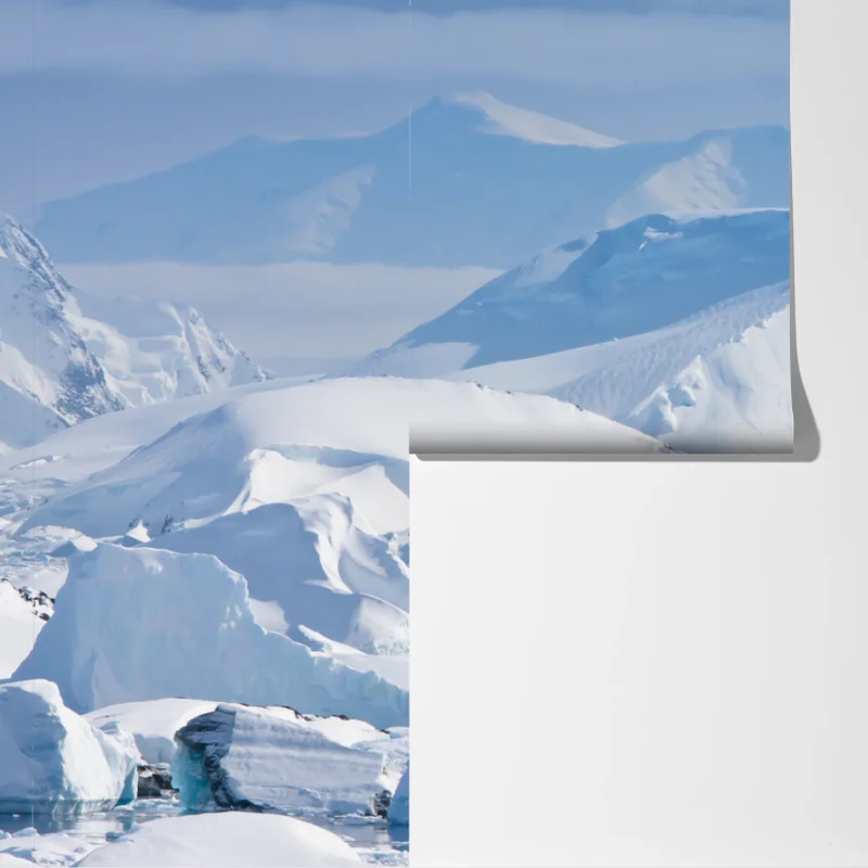 Fototapeta śnieżna panorama górska Fototapeta śnieżna panorama górska