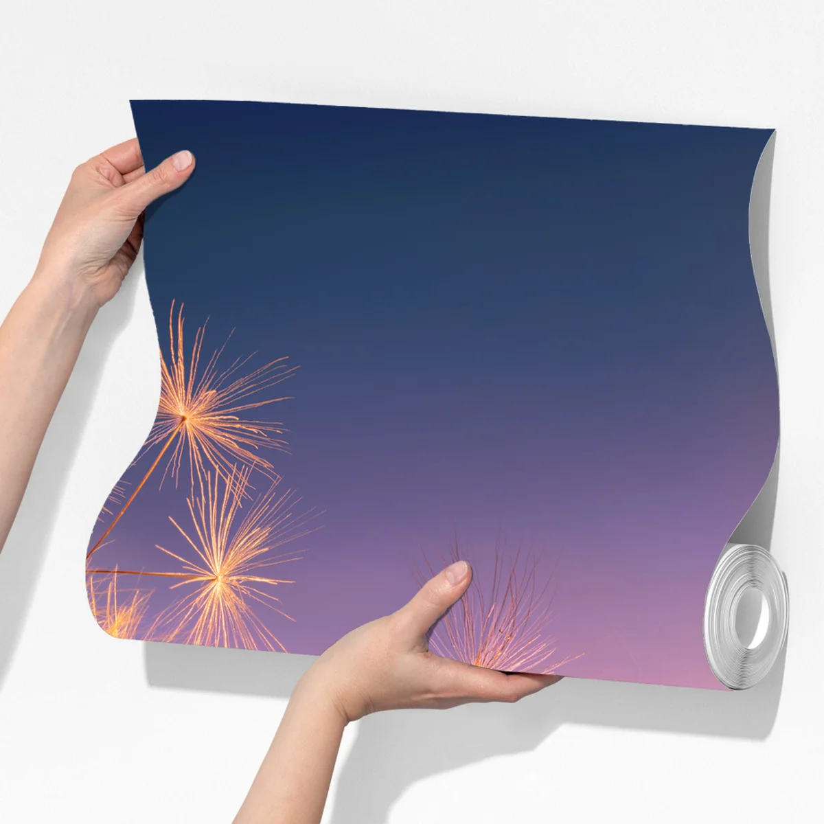 Fototapeta złoty mniszek przy zachodzie słońca Fototapeta złoty mniszek przy zachodzie słońca