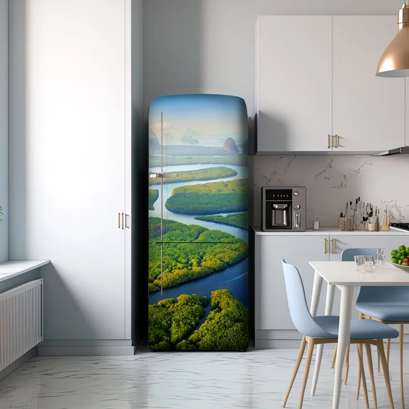 Kühlschrankaufkleber sonnenaufgang über der Phang Nga Bucht Kühlschrankaufkleber sonnenaufgang über der Phang Nga Bucht