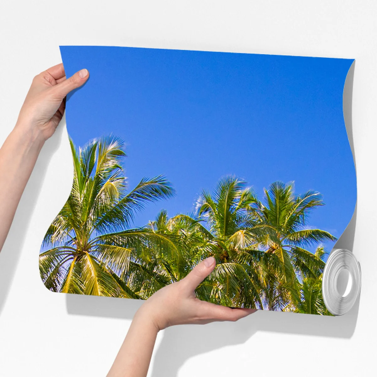 Fototapeta tropikalna plaża z palmami Fototapeta tropikalna plaża z palmami