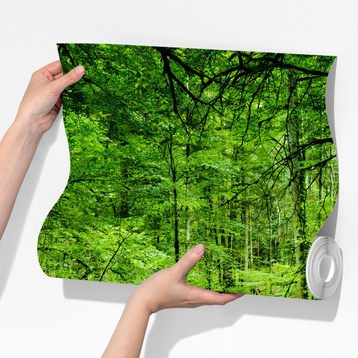 Fototapete moosbedeckter waldbach Fototapete moosbedeckter waldbach