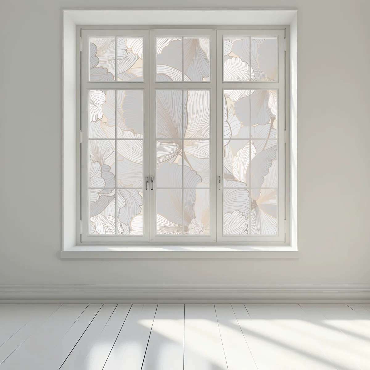 Fensteraufkleber zartes pastell blumenmuster Fensteraufkleber zartes pastell blumenmuster