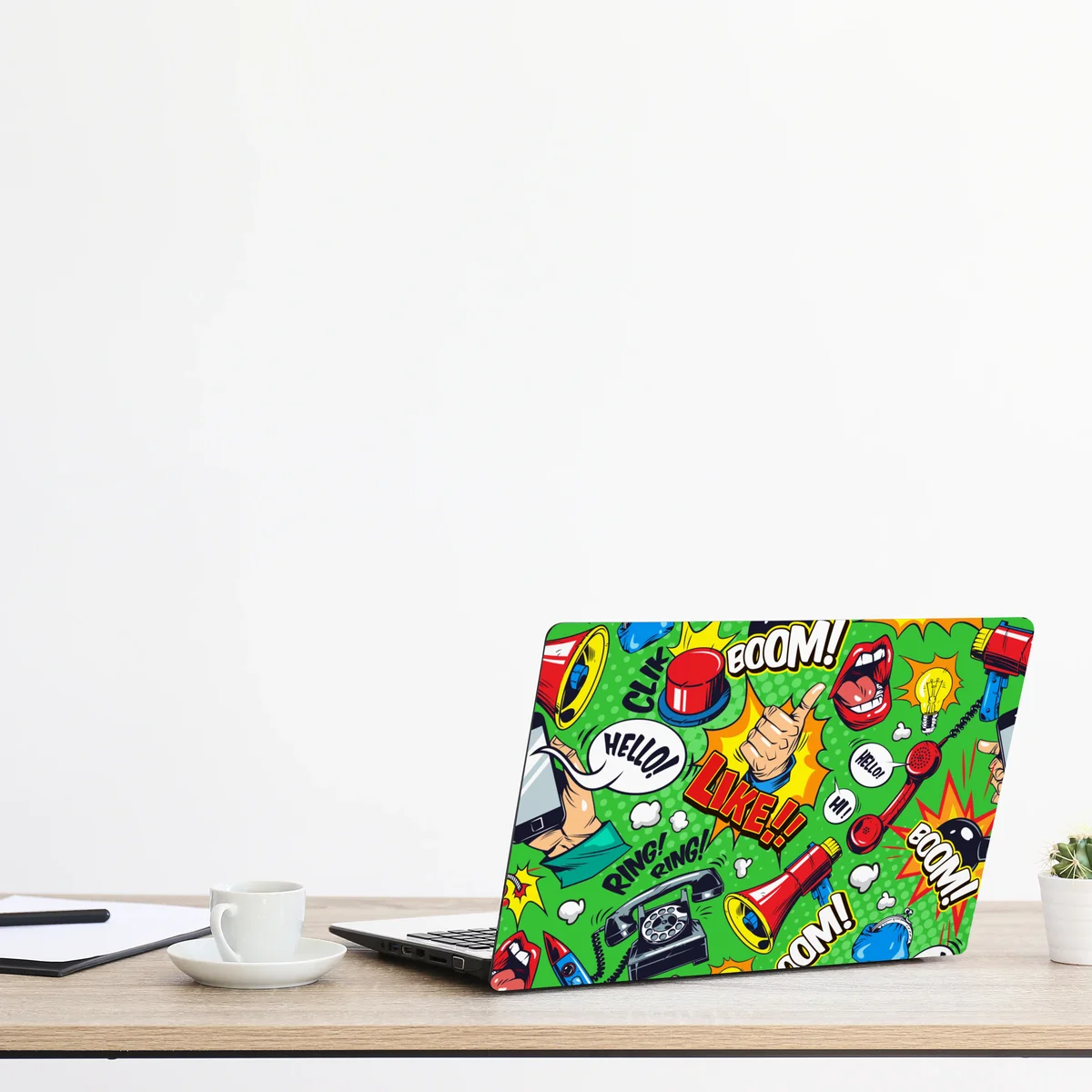 Laptop-Aufkleber comic pop-art explosionsmuster Laptop-Aufkleber comic pop-art explosionsmuster