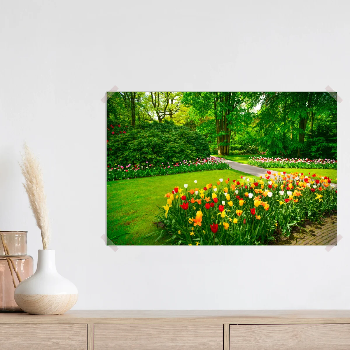 Poster lebendiger tulpengarten in Keukenhof Poster lebendiger tulpengarten in Keukenhof