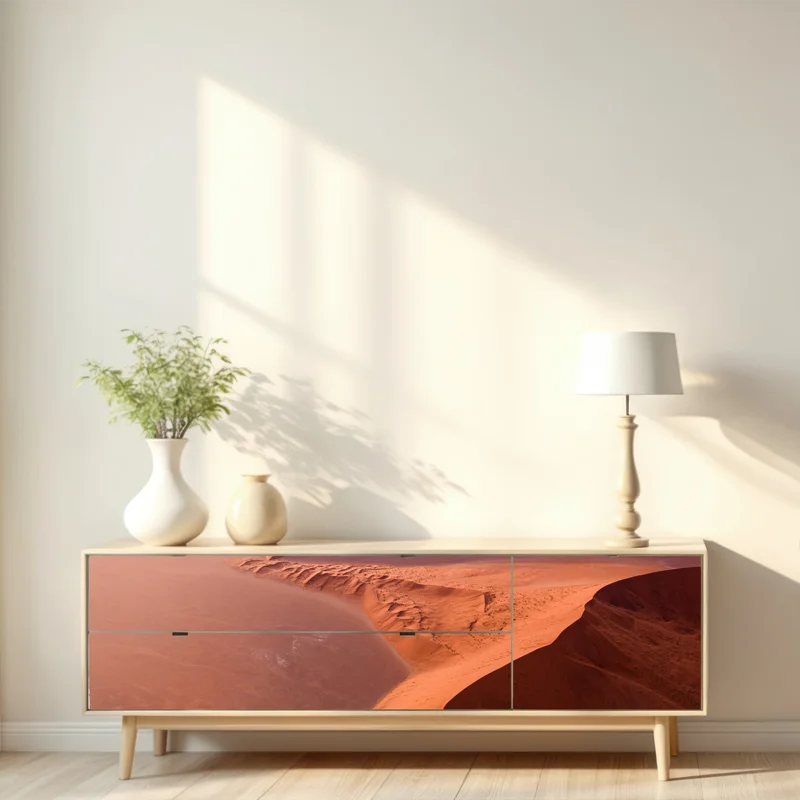 Repositionierbarer Aufkleber dünen von Sossusvlei