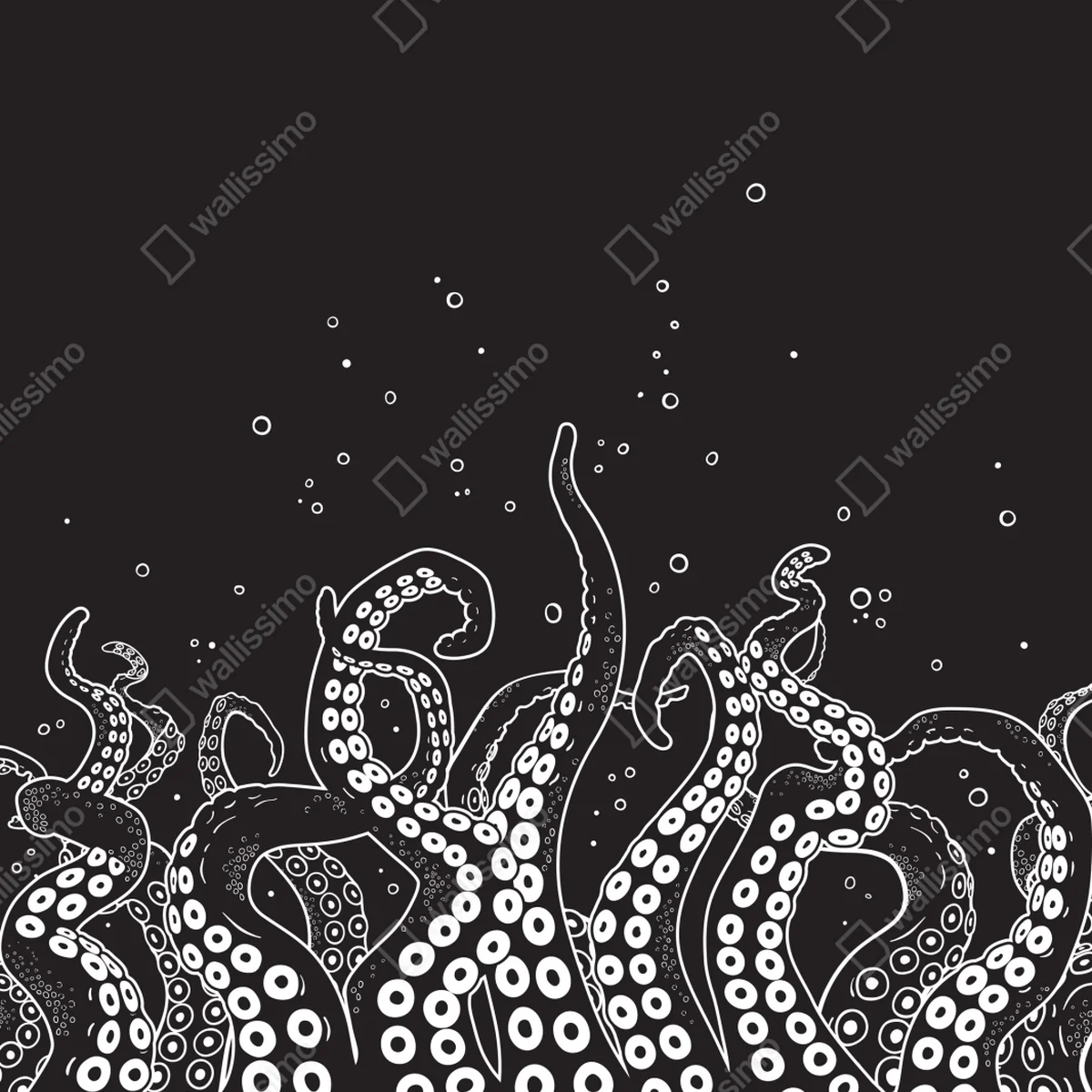 Türaufkleber oktopus tentakel muster Türaufkleber oktopus tentakel muster