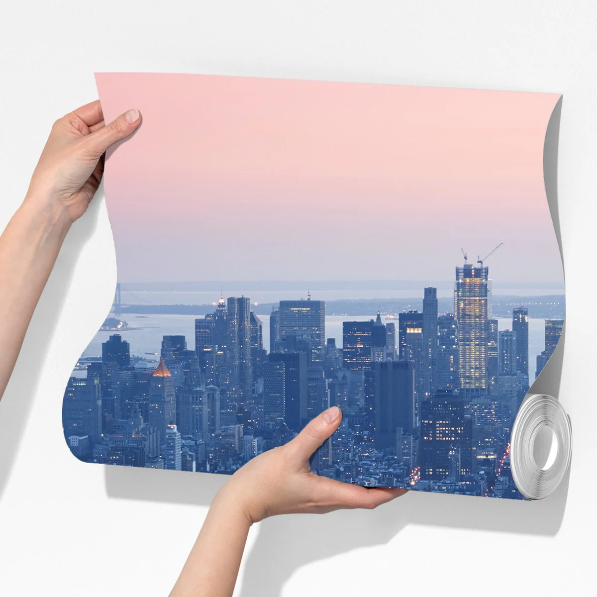 Fototapete sonnenuntergang über Manhattan skyline Fototapete sonnenuntergang über Manhattan skyline