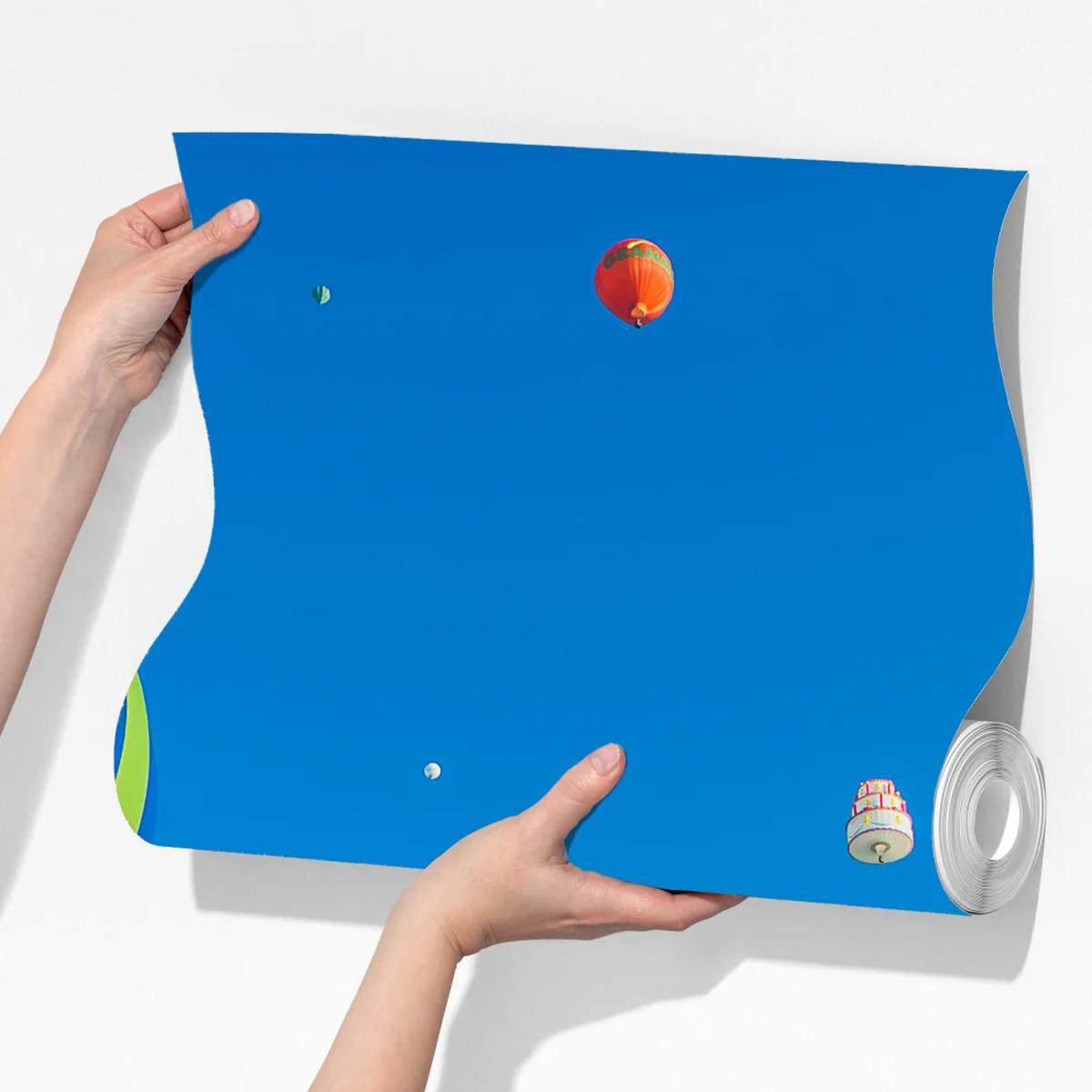 Fototapete bunte heißluftballons über Chambley Fototapete bunte heißluftballons über Chambley