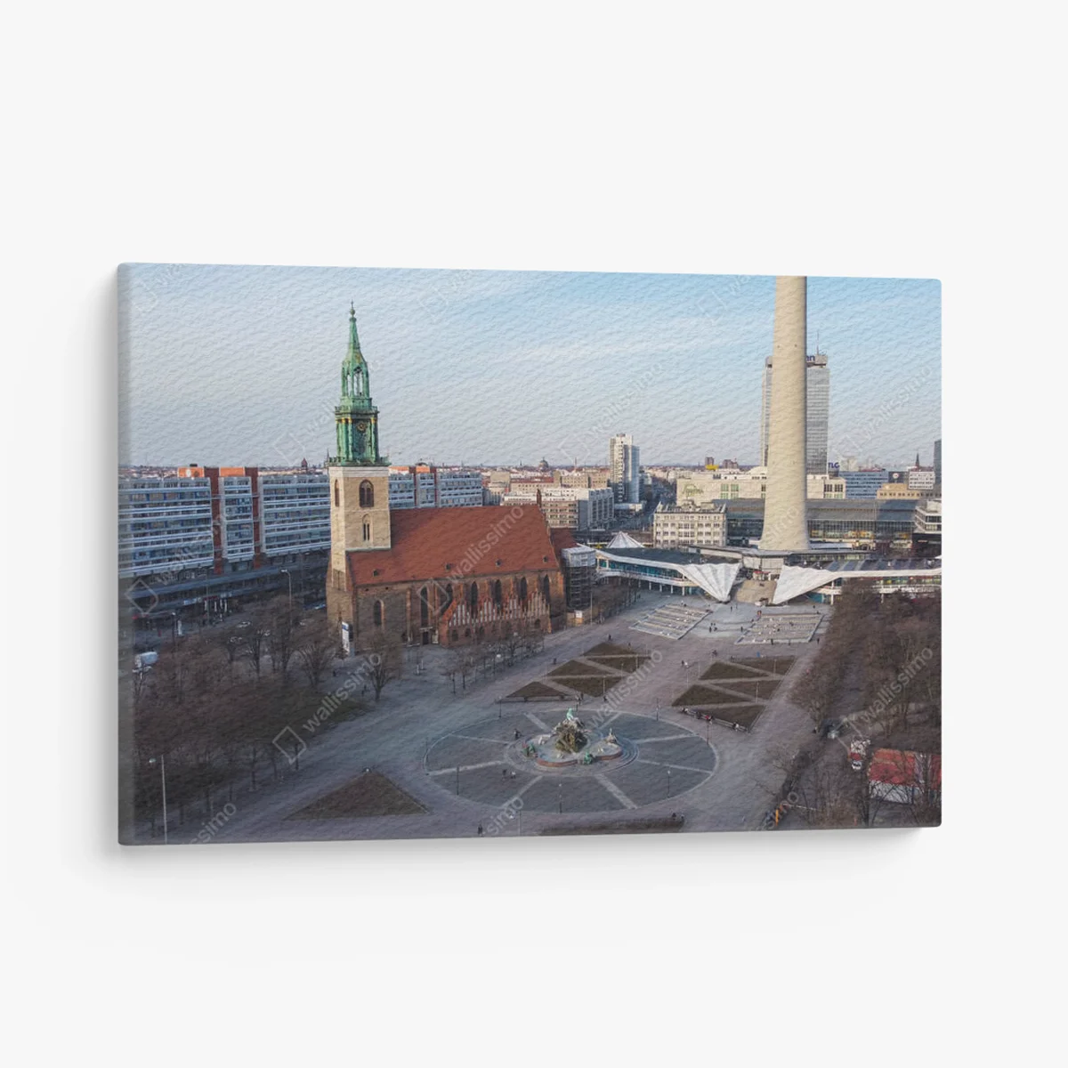 Leinwandbild Alexanderplatz und Fernsehturm in Berlin • Leinwandbilder bei Wallnifity® Leinwandbild Alexanderplatz und Fernsehturm in Berlin • Leinwandbilder bei Wallnifity®
