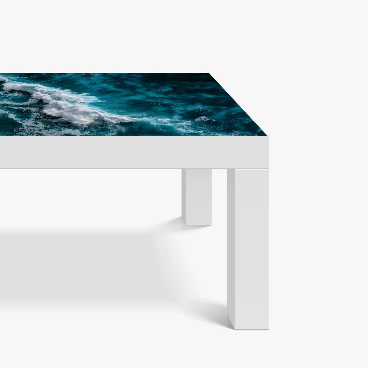 Tischaufkleber und Schreibtischaufkleber türkisfarbene ozeanwellen aus der luft Bali Tischaufkleber und Schreibtischaufkleber türkisfarbene ozeanwellen aus der luft Bali