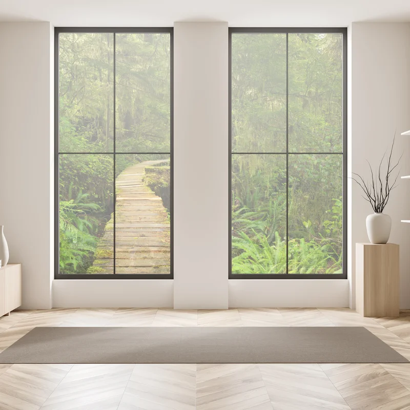 Fensteraufkleber steg im Pacific Rim regenwald Fensteraufkleber steg im Pacific Rim regenwald