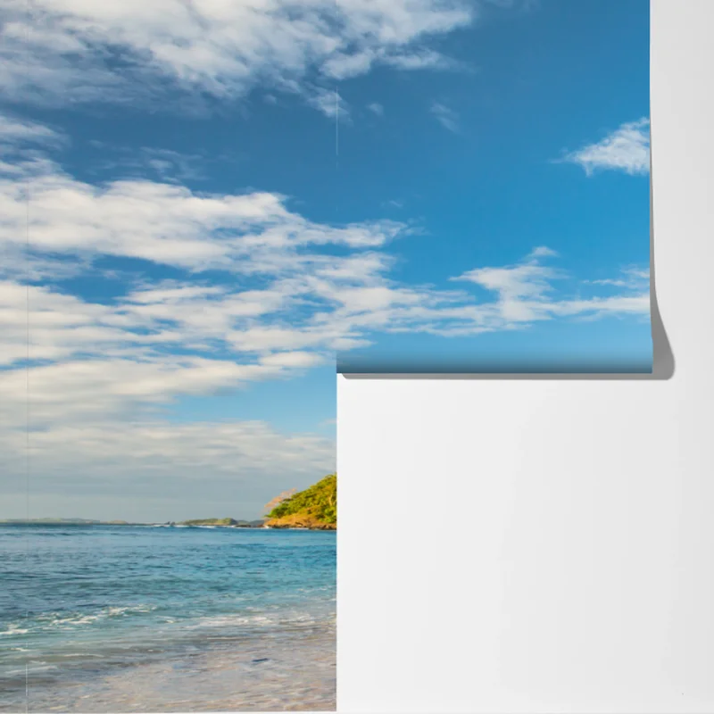 Fototapete goldener tropischer strand bei sonnenuntergang Fototapete goldener tropischer strand bei sonnenuntergang