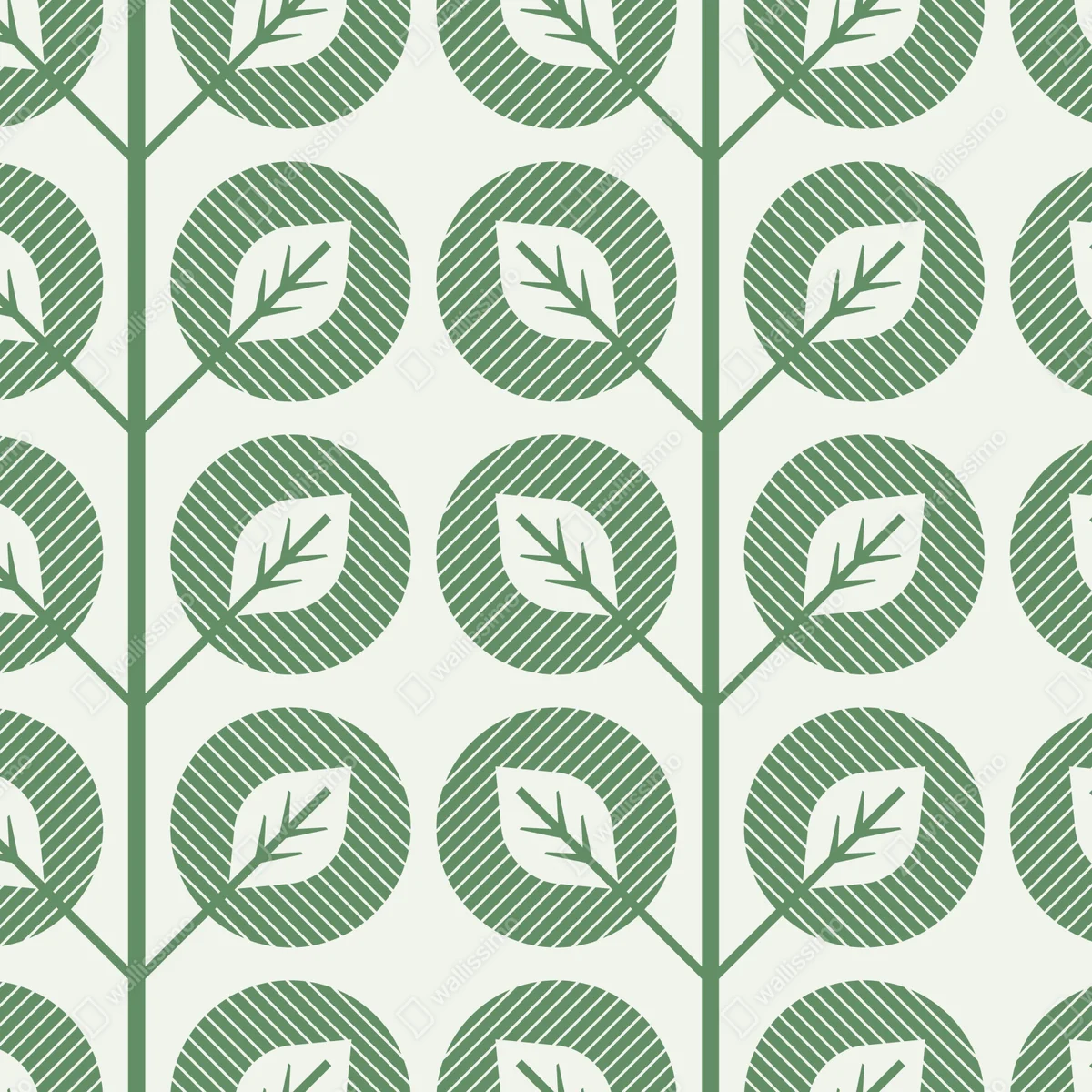 Fototapete grünes geometrisches blattmuster Fototapete grünes geometrisches blattmuster