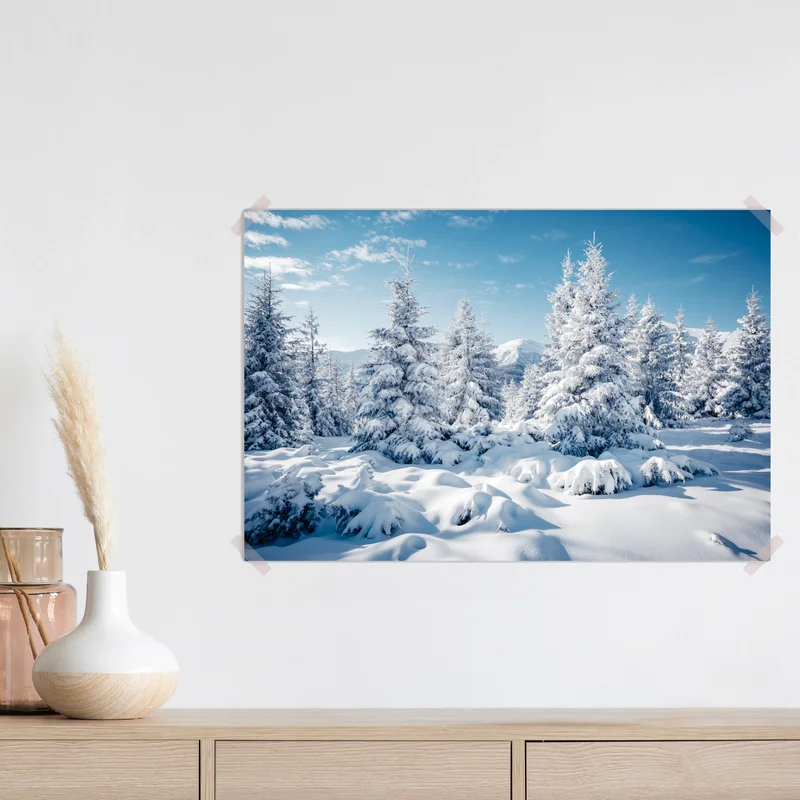 Poster winterruhe in den Karpaten Poster winterruhe in den Karpaten