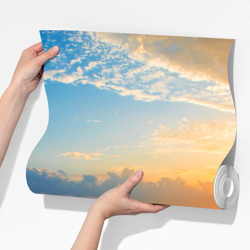 Fototapeta spokojny zachód słońca nad oceanem Fototapeta spokojny zachód słońca nad oceanem