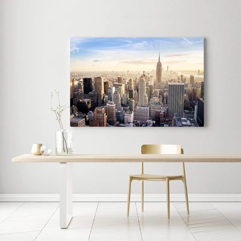 Leinwandbild New York skyline im morgenlicht Leinwandbild New York skyline im morgenlicht