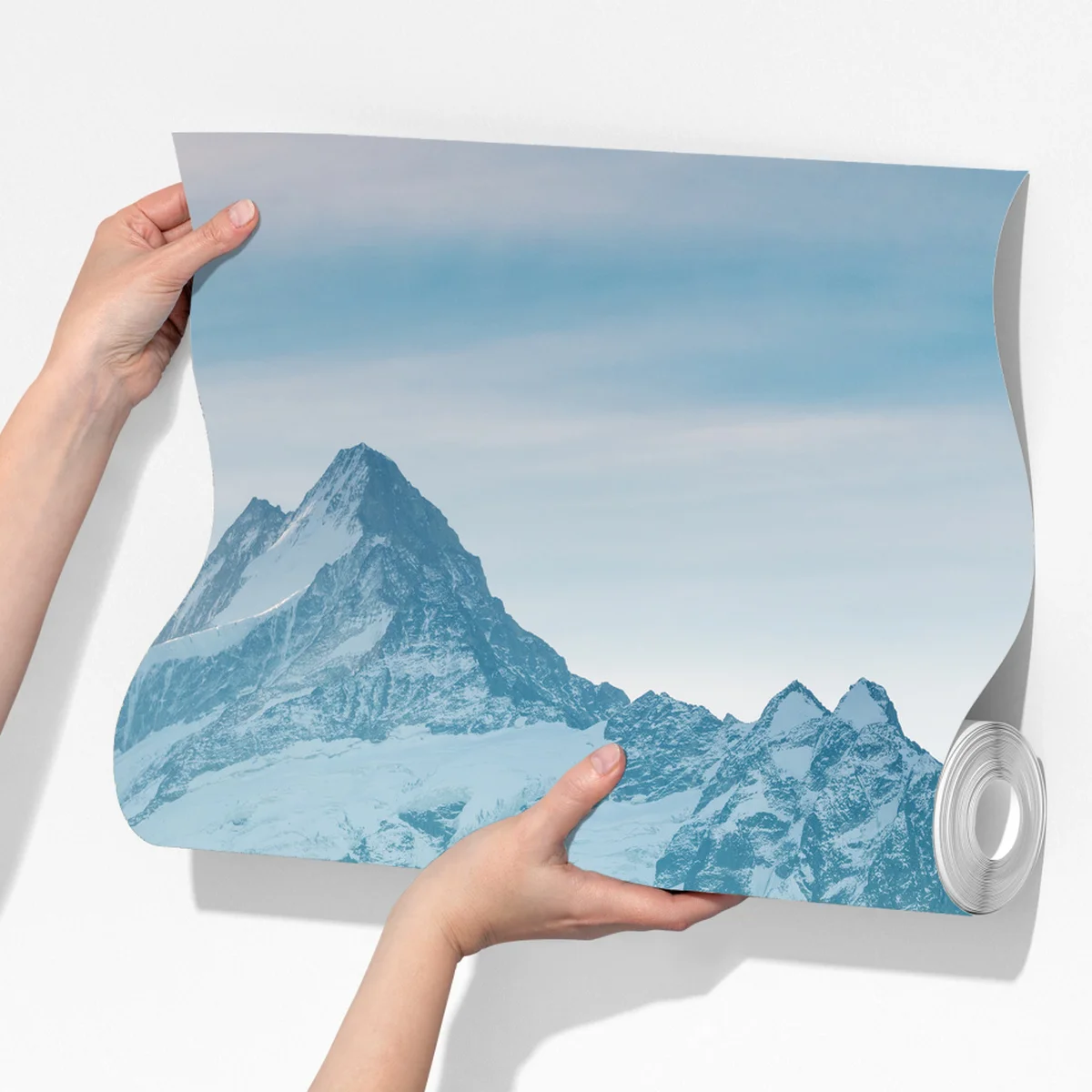 Fototapete sonnenaufgang über Bachalpsee, Schweizer Alpen Fototapete sonnenaufgang über Bachalpsee, Schweizer Alpen