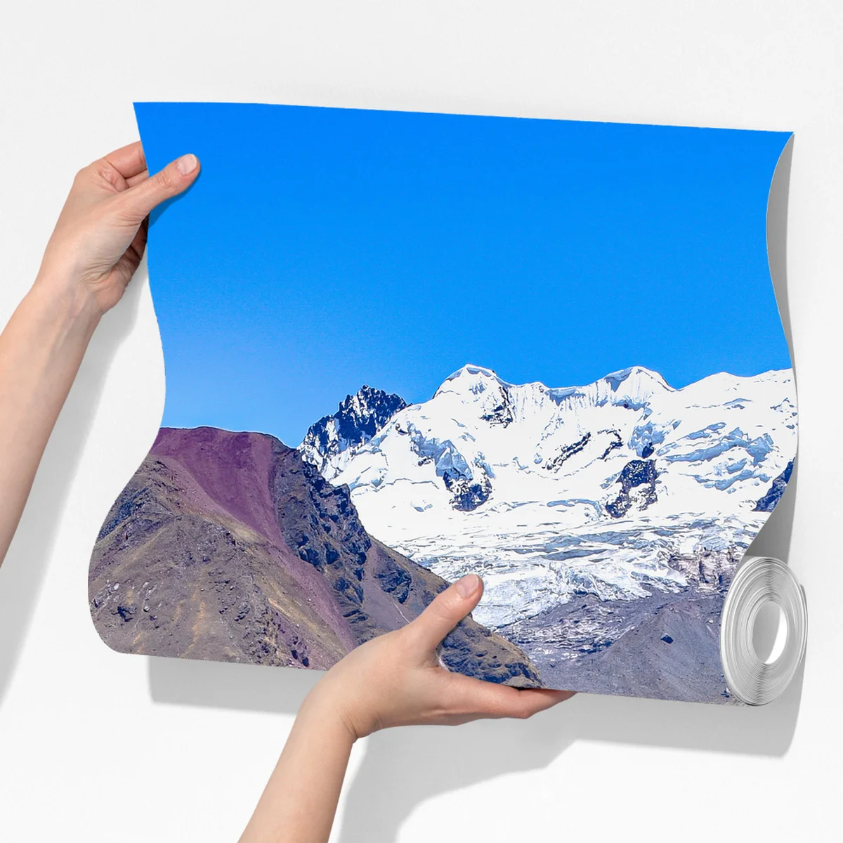 Fototapete alpakas und lamas weiden bei Mt Ausangate, Cusco Fototapete alpakas und lamas weiden bei Mt Ausangate, Cusco