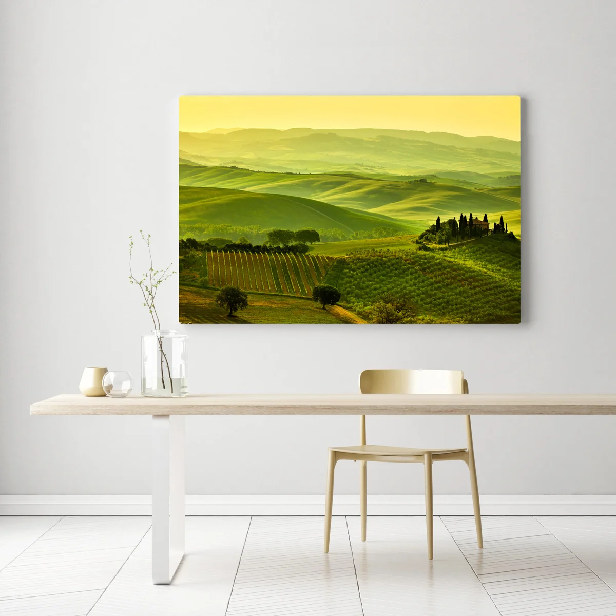 Leinwandbild Toskana sanfte hügel Leinwandbild Toskana sanfte hügel