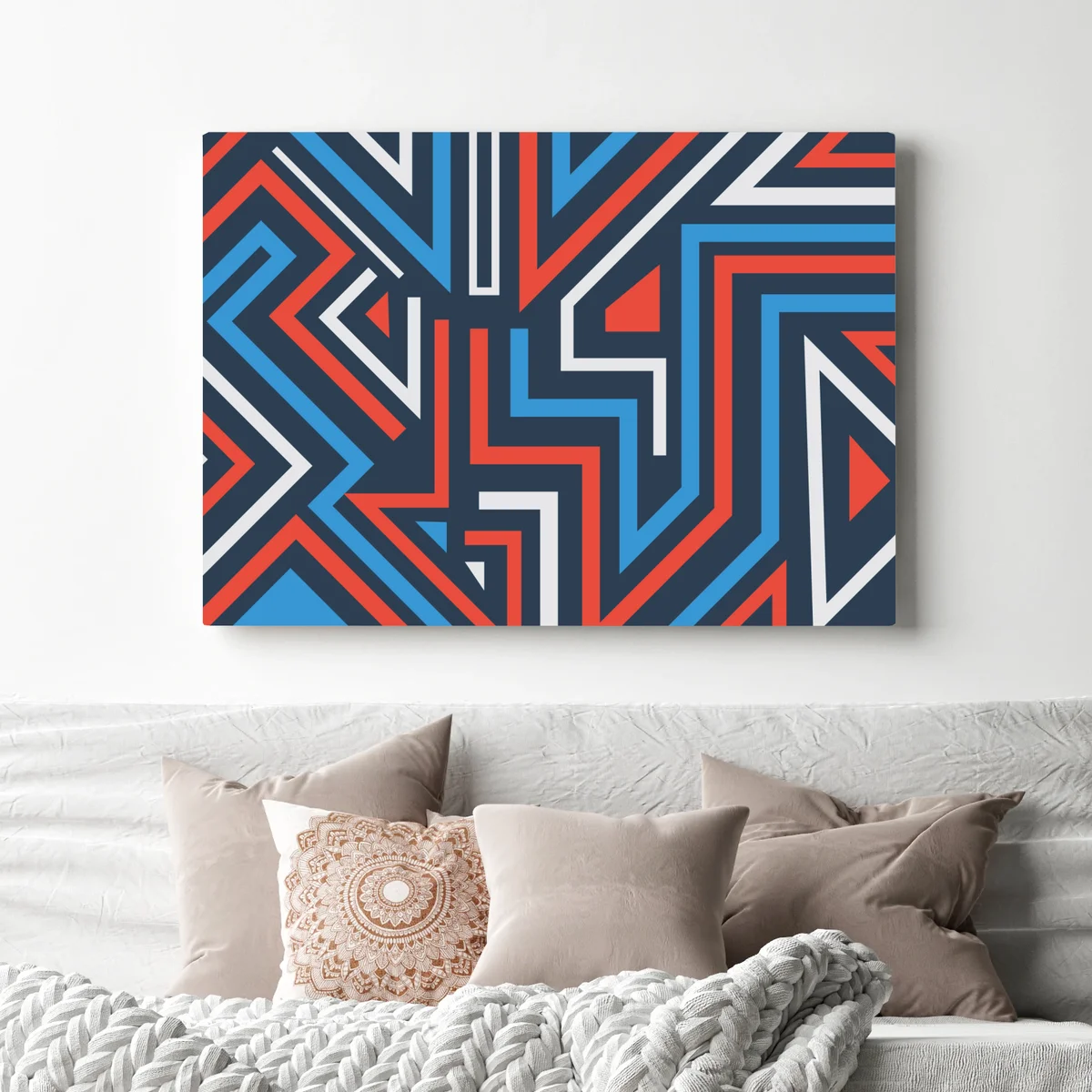 Leinwandbild fette geometrische linien Leinwandbild fette geometrische linien