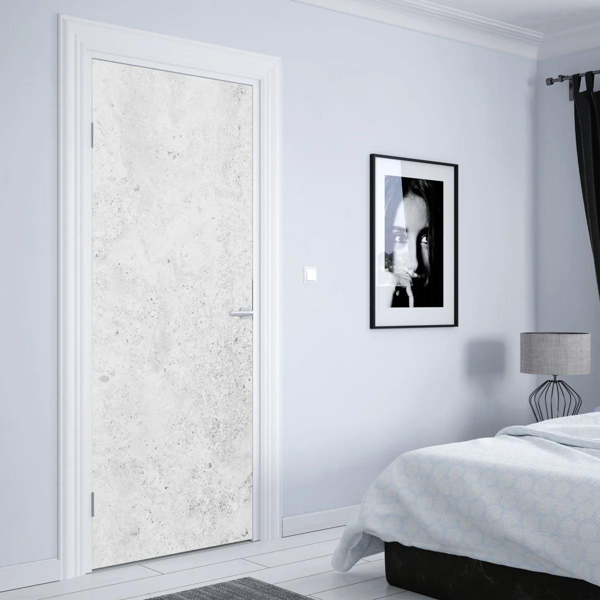 Türaufkleber graue betonwand textur Türaufkleber graue betonwand textur