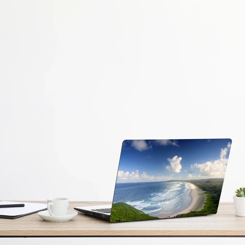 Laptop-Aufkleber panorama der küste von Byron Bay Laptop-Aufkleber panorama der küste von Byron Bay