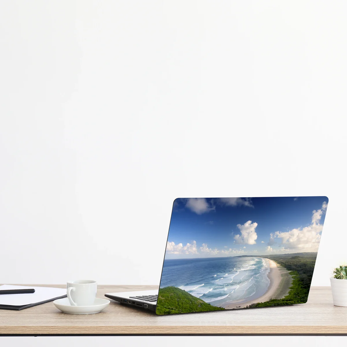 Laptop-Aufkleber panorama der küste von Byron Bay Laptop-Aufkleber panorama der küste von Byron Bay