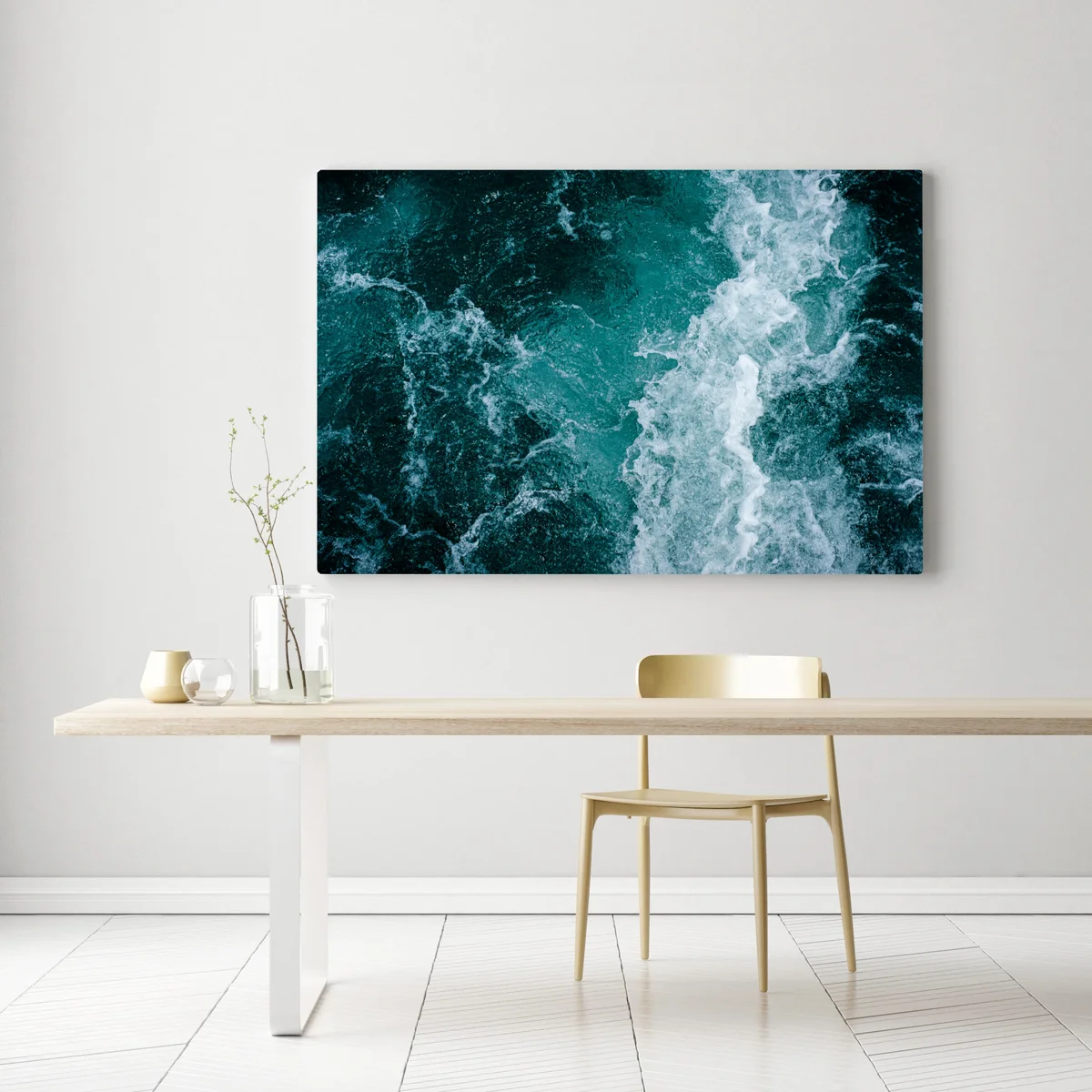 Leinwandbild türkisblaue ozeanwellen Leinwandbild türkisblaue ozeanwellen
